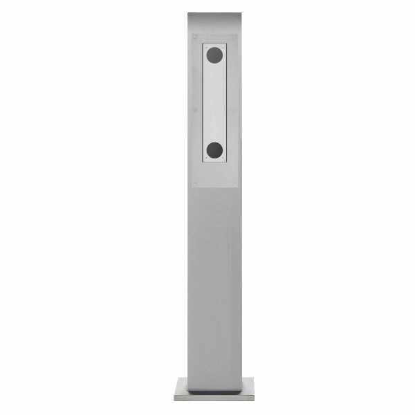 Stainless steel bell plate designer - GIRA System 106 - 5-fach prepared