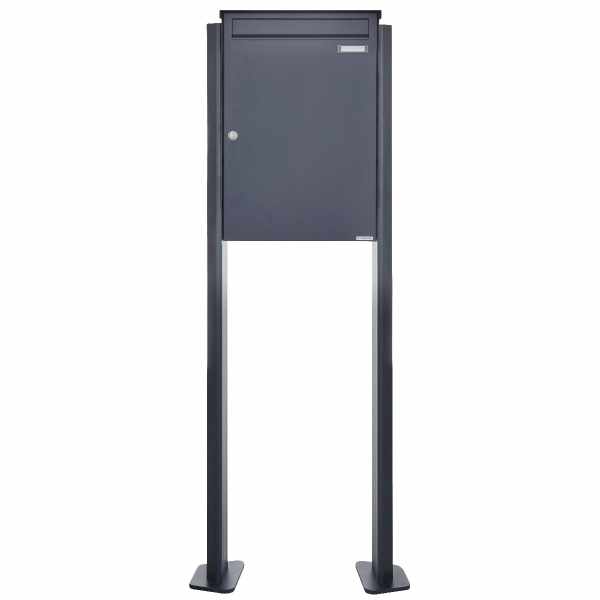Large capacity free-standing letterbox Design BASIC Plus 380XBP-550 ST-T - RAL of your choice