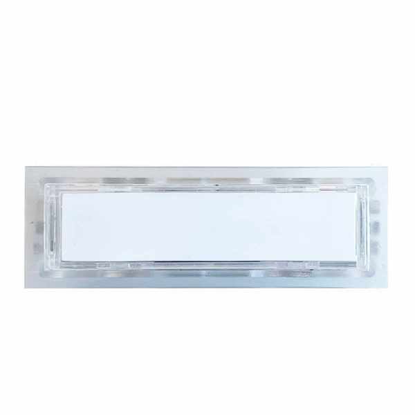 Kombi-Klingeltaster BASIC Typ 2 - glasklar - LED Beleuchtung