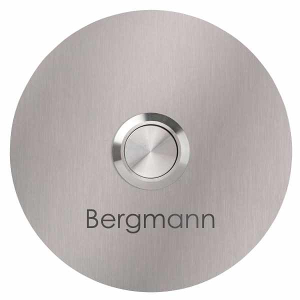 Stainless steel bell plate BASIC 422-80 - ROUND
