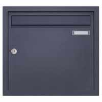 Stainless steel flush-mounted mailbox BASIC Plus 382XU UP - RAL of your choice