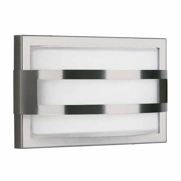 Design wall lamp Zuse 280x180- stainless steel sanded