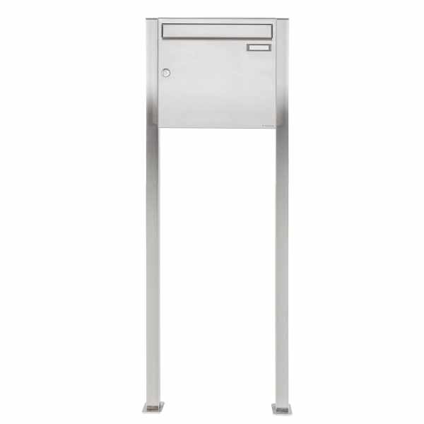 Stainless steel free-standing letterbox Design BASIC 384 ST-Q