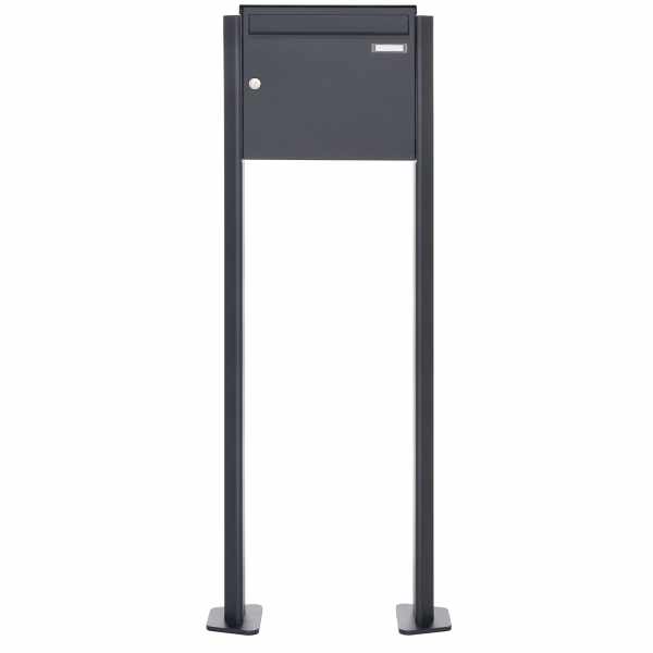 Stainless steel free-standing letterbox Design BASIC Plus 380X ST-T - RAL of your choice