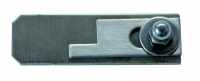 Flap closure made of stainless steel for basic aluminum and stainless steel system flaps in doors