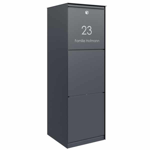 Design parcel box GOETHE - lock system - RAL of your choice