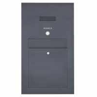 Stainless steel mailbox Designer BIG - Clean Edition - RAL of your choice - INDIVIDUAL