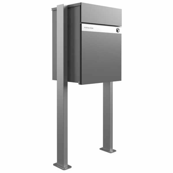 Freestanding parcel box KANT Edition ST-Q - Design Elegance 2 - DB 703 micaceous iron ore