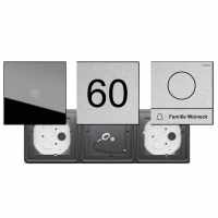3er VIDEO Set GIRA System 106 - Edelstahl V2A - Kamera- Sprechstelle mit 1x Klingeltaster