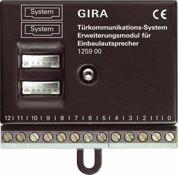 Module d'extension GIRA pour haut-parleurs encastrés