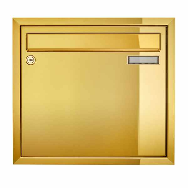 Concealed mailbox CLASSIC 534C - titanium brass similar to gold - 1 party