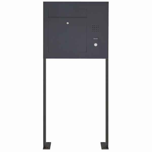Stainless steel letterbox Designer Model BIG ST-P - lateral - RAL of your choice - INDIVIDUAL