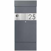Boîte à paquets indépendante KLEIST Edition - Design Elegance 1 - RAL 7016 gris anthracite