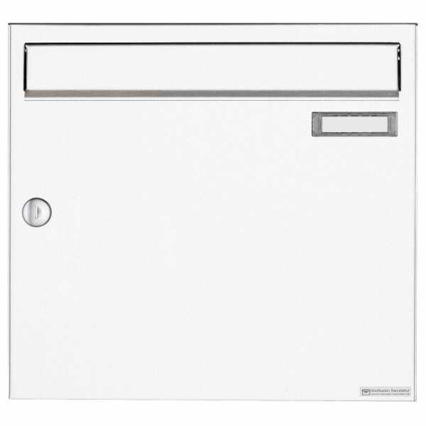 Surface mounted mailbox Design BASIC 382A AP - RAL 9016 traffic white