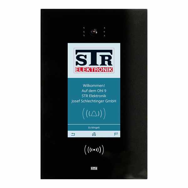 STR Qwiksmart Touch 7 Digitale Türstation - Komplettset zur Unterputzmontage