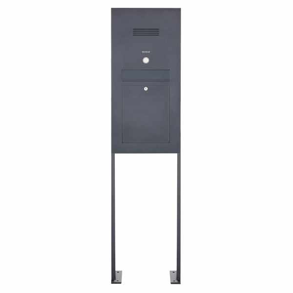 Stainless steel mailbox free-standing designer model ST-P- Clean Edition- RAL of your choice- individually