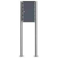 Stainless steel locker freestanding BASIC Plus 385XB - 1x locker 550 - RAL of your choice
