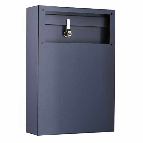 Stainless steel interior door letterbox SMALL - RAL of your choice - Suitable for letter slot 300x115mm