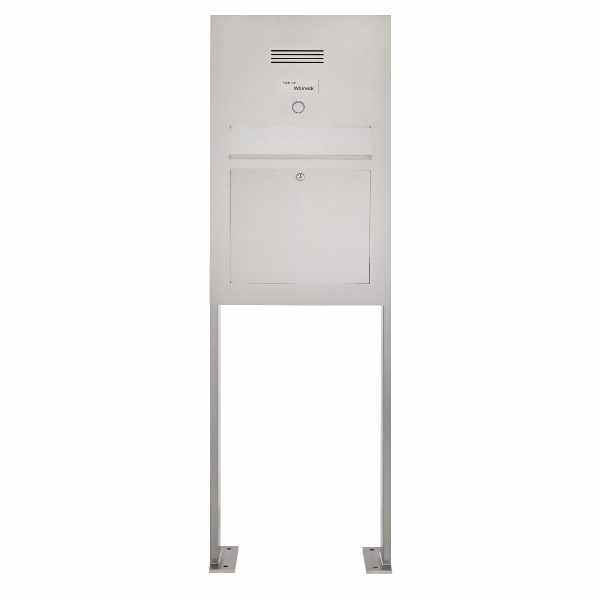 Stainless steel mailbox free-standing designer model Big ST-P- Clean Edition- individually