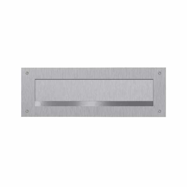 Stainless steel letter slot - slot 240x35mm - 300x115mm