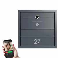 Design pass-through mailbox GOETHE MDW - RAL of your choice - COMELIT Switch - VIDEO Complete kit