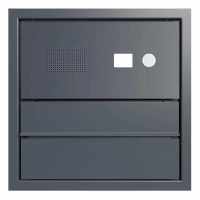 Design pass-through mailbox GOETHE MDW - RAL of your choice - bell - intercom - INDIVIDUAL