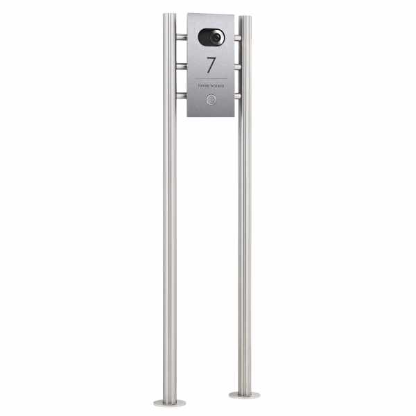 Video pillar DESIGNER 529S ST-R Elegance I - stainless steel polished - Comelit VIDEO Komplettset Wifi