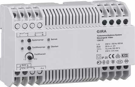 GIRA Unité de contrôle vidéo REG 128800