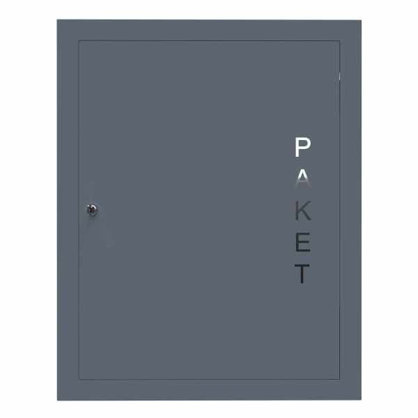 Stainless steel Built-in parcel box Designer Big- RAL of your choice