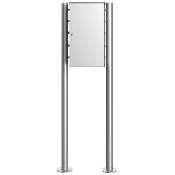 Stainless steel locker free standing BASIC Plus 385XB - 1x locker 550 - stainless steel polished