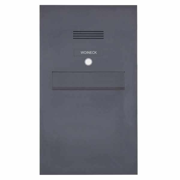 Cassetta postale per recinzione in acciaio inox Designer Modello BIG - Edizione pulita - RAL a scelta - INDIVIDUALE
