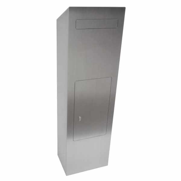 Safety free-standing letterbox Type 174 - ground stainless steel