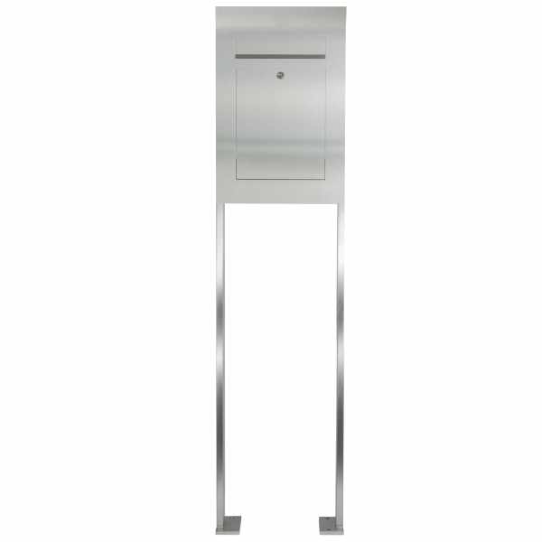 Stainless steel mailbox free-standing DESIGNER Style ST-P