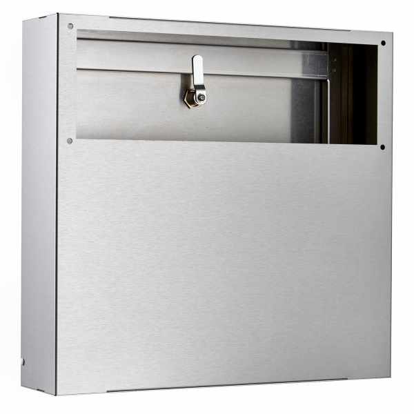 Stainless steel interior door letterbox BIG - Suitable for letter slot 410x140mm