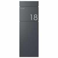 Free-standing letterbox LESSING - RAL 7016 anthracite gray