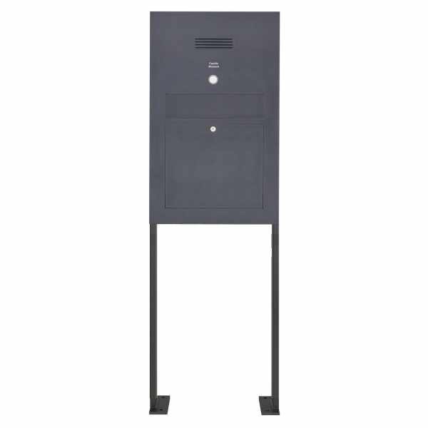 Stainless steel mailbox free-standing designer model Big ST-P- Clean Edition- RAL of your choice- individually