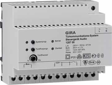 GIRA Unité de contrôle audio REG 128700