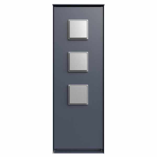 Design socket column GOETHE 200x600 for floor mounting - RAL of your choice